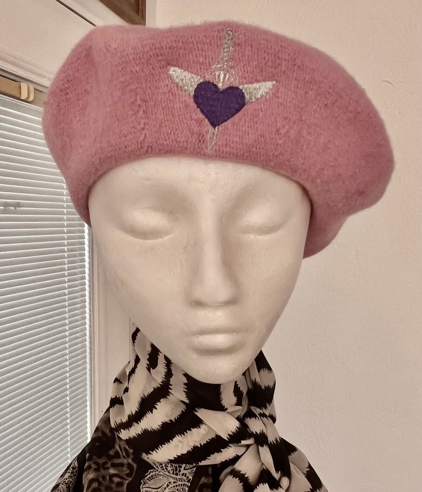 PURPLE HEART BERETS - Join the Beret Brigade! Dusty Rose Pink