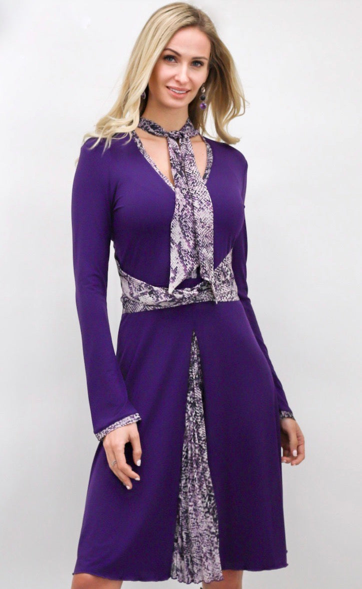The Dream Dress | Amethyst/Snakeskin - Dresses 2X The Dream Dress | Amethyst/Snakeskin - Dresses 2X