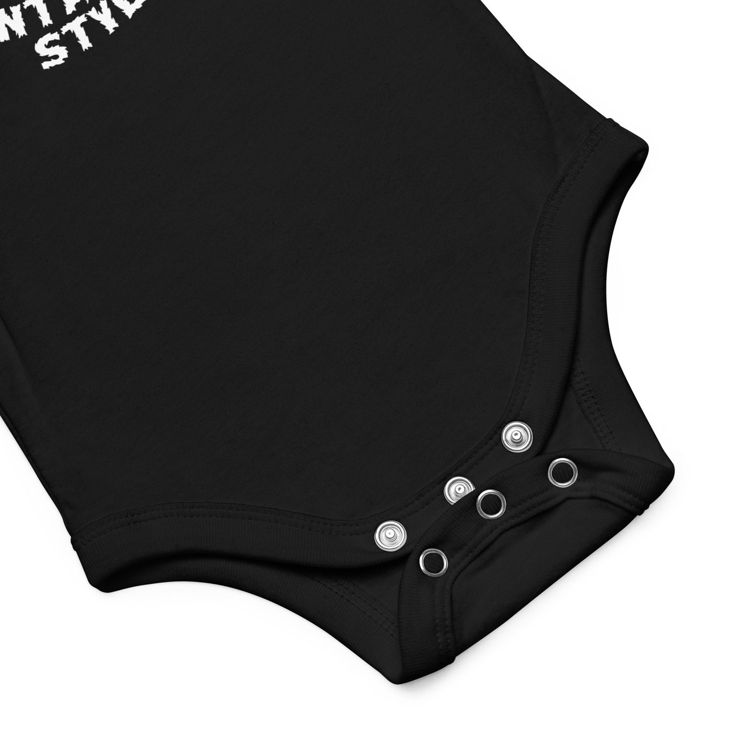 LEPPARD BABY ONSIE'S FOR YOUR LITTLE CUBS in Black with White Font