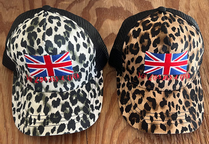 DEF LEPPARD 4EVER BASEBALL HATS WITH LEOPARD SPOTS!